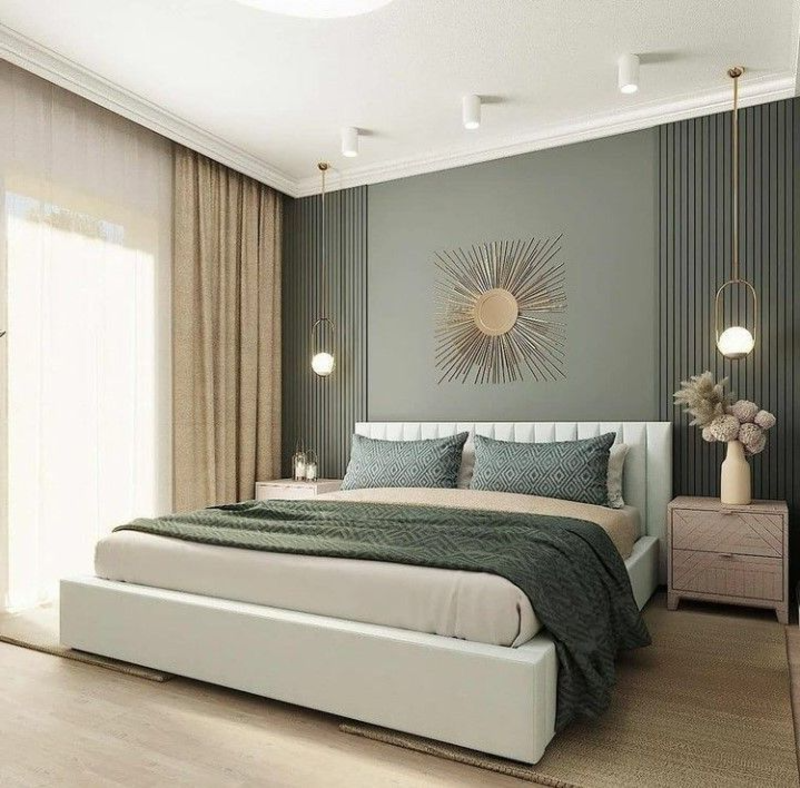 актуальные цвета в дизайне спальни 2025–2026